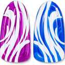 JOYIN 2 Pack Inflatable Body Boards for Water Slides, Body Board for Slip Slide, Swimming Pool Floating Learn to Swim, Summer Water Fun Toy for Kids and Toddlers (Blue, Purple)