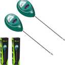 XLUX Soil Moisture Sensor Meter Water Monitor, Hygrometer for Gardening, Farming, Plants, No Batteries Required, 2 Pack