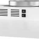 FIREGAS Range Hood 30 inch Under Cabinet Range Hood with 2 Speed Exhaust Fan,Ducted/Ductless Convertible,Rocker Button Control,300 CFM, White Vent Hood Aluminum Filter Included