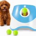 Automatic Dog Ball Launcher with 3 Adjustable shoot distance, Rechargeable