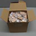 Yinkin 150 Pcs Wooden Keychain Blanks Wood Key Chains Bulk Laser Engraving Rectangle Keychain Blanks Unfinished Wooden Key Ring Key Tag for DIY Gift Crafts