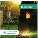 Lights Outdoor, 8Pack Solar Torch Light with Flickering Flame, Waterproof Solar Garden Light, Outdoor Solar Lights for Yard, Flame Torches for Outdoor Decorations Decor Yard