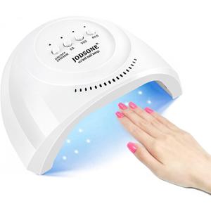JODSONE U V LED Nail Lamp with 30 Light Beads Nail Dryer for Gel Polish, Automatic Sensor 3 Timers Led Nail Light for Gel Nails (White)