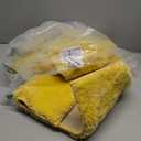 CozeCube Upgraded Shaggy Bath mat for Bathroom Non Slip 36" X 24", Super Soft Quick Dry Bath Rugs, Fluffy Plush Bathroom Rugs Machine Washable, Bright Yellow