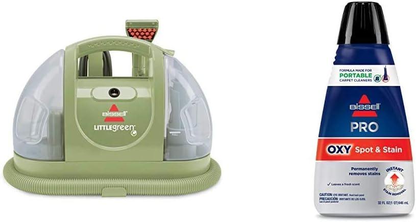 BISSELL Little Green Multi-Purpose Portable Carpet Cleaner + Professional Spot and Stain + Oxy Portable Machine Formula