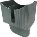 Couch Anti-Spill Drink Holder Tray, Couch Seat Cushion Cup Beverage Holder for Cups, Mugs, Bottles, Cans (Gray)