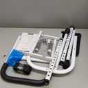 Bed Rails for Elderly Adults Safety with Foldable Tray & Motion Sensor Light, Adjustable Height Bed Assist Bar with 3 Handles, 350 lbs Capacity Bedside Support Rail, Easy to Install