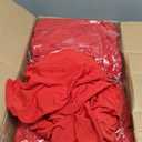 6-Pack Premium Red Spandex Tablecloths for 4ft Rectangle Tables, Stain & Wrinkle-Resistant, Washable Stretch Polyester Fitted Table Cover for Weddings, Banquets, Trade Shows Events