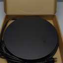 Chicken Water Heater for Winter, 11'' Heated Waterer Base for 1-5 Gallon Metal/Plastic Poultry Waterer, Built-in Thermostat (77 Auto Shut-Off), 110W Coop Heater with 6.6ft Power Cord