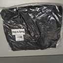 London Fog Black Large HOODED TRENCH COAT WITH WAIST BELT (Large)