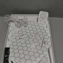 Yahi Red Light Photon Facial & Neck Mask with Remote Control, 7 Custom Modes with Infrared, Portable & Rechargeable with Timer for Home Use, 175 High-Density Light Beads, White