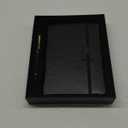 Kesoto College Ruled Hardcover Executive Writing Notebook Gift Set - A5 Lined Journal with Pen & Gift Box, 200 Pages, 8.3" x 5.8" Faux Leather, Black