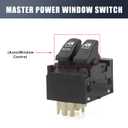 Uxcell Master Driver Side Power Window Switch 10387305 Replacement for Chevrolet Venture 1997-2005 for Pontiac Montana 1999-2005