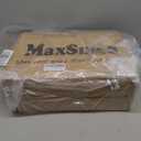 MaxSmeo Narrow Side Table Set of 2, 3-Tier Narrow End Table Living Room Set of 2 with Storage, Skinny Side Table Nightstand for Small Space, Bedrooms, Living Room (Rustic Brown)