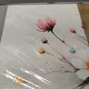 amatop Abstract Floral Wall Art Colorful Canvas For Living Room 48X24 In