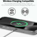 PATCHWORKS Lumina Designed for iPhone 13 5G Case 6.1 inch (2021) Diamond Crystal Clear Never Yellow Shockproof Hard Back Slim Thin Protective Soft Flexible Protector Transparent - Black