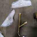 Crystop Gold dining room lighting fixtures over table, 6 Lights Mid Century Modern Brass Sputnik Chandeliers Ceiling Light, Sputnik Light Fixture Dining Room Chandelier D17.7 x H16.9