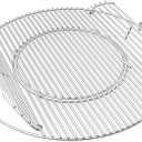 onlyfire Double-Side Hinged Cooking Grate, Gourmet BBQ System Replaced Grilling Grate for Weber 22" Charcoal Kettle Grills