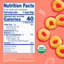 Earth's Best Organic Melty Hoops, Bite-Sized Snacks for Babies 8 Months and Up, Strawberry and Mango, 0.32 Ounce Individual Bags (Pack of 4) (EXP 11/29/26)