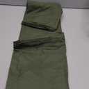 TSUTOMI Bed Skirt Queen Size Ruffled Bed Skirt with Split Corners, 14 Inch Drop Dust Ruffle Bed Skirts with Platform, Gathered Style, 100% Microfiber, Green