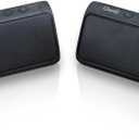OontZ Angle 3 Pro (2nd Gen)  2 Pack - Portable Bluetooth Speakers, 21-Watts Louder Volume, Exceptional Sound & Bass, 100ft Wireless Range, Play Two Speakers Together, IPX7 Waterproof (Black)