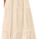 BTFBM Halter Summer Dresses for Women 2026 Casual Spring Hollow Out Sleeveless Boho Sundresses Beach Vacation Maxi Dress L