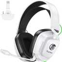 Wireless Gaming Headset with Noise-Canceling Mic for Xbox Series X/S, Xbox One, PS4, PS5, PC, Mac, 2.4GHz Wireless & Bluetooth 5.4 Gaming Headphones, 100-Hour Battery, 50mm Drivers