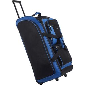 Travelers Club Xpedition 30 Inch Multi-Pocket Upright Rolling Duffel Bag