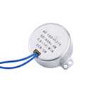 4W 100-127V AC Small Low Speed Synchronous Motor, 0.8/1 RPM Synchronous Motor Permanent Magnet Motors, CCW Turntable Gear Box for Microwave Fan Heater Lamps Replacement, Not for CW