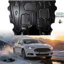Engine Guards Mud Flaps for Ford Fusion 2013 2014 2015 2016 2017 2018 2019 2020 Front Engine Splash Shield Guards Suitable for Fusion Under Engine Cover Directly Replace Original One Black
