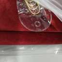 Velvet Burgundy Shower Curtains for Bathroom,260 GSM Heavy Duty Red Fabric Luxury Shower Curtain with Hooks, Washable, Thicken,Waterproof for Hotels, Bathtubs, 72 x 72 inches