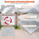 Grill Insulated Blanket for Masterbuilt 560 600 Digital Charcoal Grill and Smoker Combo, MB20080220 MB20041023 Gravity Series Grill - Smoker Insulation Blanket Saves Lots of pellets for Winter Cooking