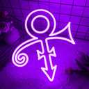 Prince Purple Symbol Neon Signs for Wall Decor,Dimmable Music Singer Love Symbol Sign,USB Powered Neon Light for Dorm Man Cave Bar Music Studio Party Birthday Gifts(11.8 * 13.3in)