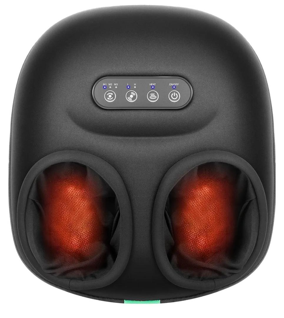 Medcursor Foot Massager Machine with Heat, Rolling, Deep Kneading, Shiatsu Foot Massager for Delivers Pain Relief, Tired, Plantar Fasciitis, Gift for Women Mom Men Fits Up to 13"