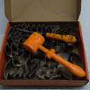 Draupnir 25 Pcs Halloween Pumpkin Carving Kits,3 Pcs Pumpkin Carving Tools with Hammer and 22 Pcs Stainless Steel Stencils,Easy Safe and Durable DIY Halloween Cutters Shape