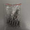 PATIKIL Extension Spring, 10pcs Wire Diameter 0.03", OD 0.31", Free Length 1.2" 304 Stainless Steel Dual Hook Tension Springs for Lawn Tractor Home Repairs DIY, Silver