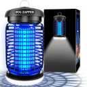Bug Zapper Outdoor, Mosquito Zapper with LED Light, Fly Zapper Outdoor Indoor, Insect Zapper Electric Fly Traps, Plug in Mosquito Killer for Patio Yard
