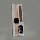 Smart Watch for Women Men Fitness: Smart Watch for iPhone&Android Bluetooth Call with SpO2 Sleep Heart Rate Monitor,IP68,Fitness Tracker with 120+Sport,Reloj Inteligente 30 Day+Battery Life, 2 Bands (Gold-Pink)