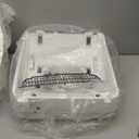 Automatic Cat Litter Box Self Cleaning - App Control, Open-Design, Smart Health Monitor, Suitable for Medium Cats and Kittens, Anti-Pinch Safety, Quiet Operation - White