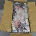 Reusable Movie Night Supplies Snack Tray with Handles and 3 Large Compartments, Wooden Movie Night Gift Basket for Theater Popcorn Bucket, Snack Organizer Box for Home Theater Party Christmas