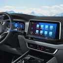 For 2PCS Glossy Tempered Glass 2024 2025 2026 VW Volkswagen Atlas Touchscreen & Dashboard Screen Protector - Atlas (SE/SE with Technology/SEL/SEL Premium R-Line) Accessories