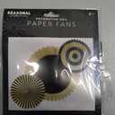 3 x Paper fans