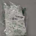 WRAPAHOLIC 50Pcs Sage Green Floral Guest Napkins - Guest Disposable Hand Towels for Bathroom, Bridal and Baby Shower, Tea Party, Garden Party, Birthday Party - 4.3 x 7.9 In