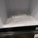 Apartment Size Fridge with Freezer 3.6 Cu. Ft. Mini Refrigerator with Freezer, Small Dorm Fridge Adjustable Thermostat & Shelves Small Refrigerator with Freezer for College, Office, Kitchen, Black