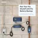 Moen Flo Smart Water Monitor and Automatic Shutoff Sensor, Wi-Fi Connected Water Leak Detector for 1-1/4-Inch Diameter Pipe, 900-002