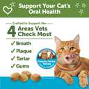 Wellness WHIMZEES Cat Dental Treats, Freshens Breath, Chicken and Tuna Flavor, 4.5 oz Bag (EXP 05/17/28)