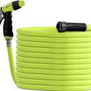 Garden Hose 5/8 in. x 50 ft.,Lightweight All-Weather Water Hose, Durable and Flexible