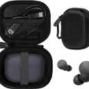 CaseSack Case for Sony LinkBuds S Truly Wireless Noise Canceling Earbud Headphones (Ballistic Black)