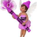 Hallmark Keepsake Christmas Ornament 2025, Crayola Orchid Fairy, Gifts for Kids