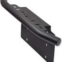 DaSen Front Bumper 6x12 inch Universal License Plate Holder Mounting Bracket Compatible with Off-Road LED Light Pod Compatible with Jeep Most ATV Truck Pickup